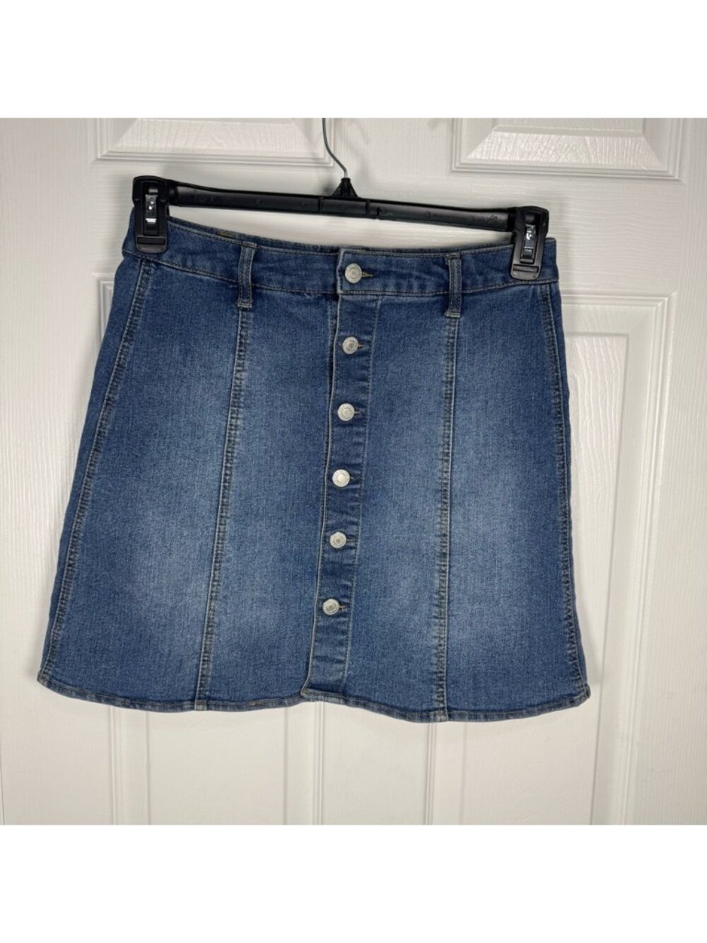 Blue‎ Denim Mini Skirt